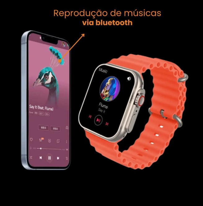 Smartwatch Microwear Ultra 10 49mm Prova D'agua 2025 +brinde