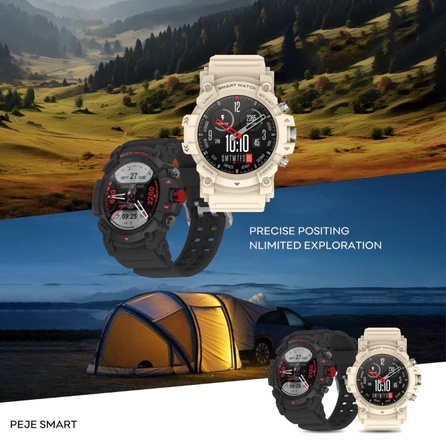 Smartwatch com GPS para esportes ao ar livre pressão arterial à prova d'água Relógio Inteligente para iOS e Android G01C