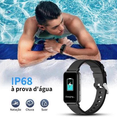 Relógio Inteligente Smart Band M6 Aprova D'água Análise do Sono em Nível Profissional