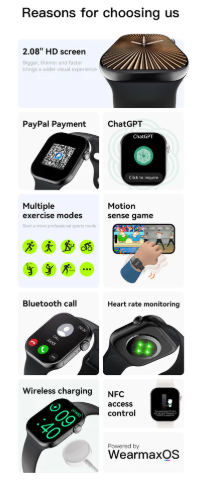 Smartwatch S10 Microwear Série 10 Relógio Inteligente CHAT GPT 47mm MODELO 2026