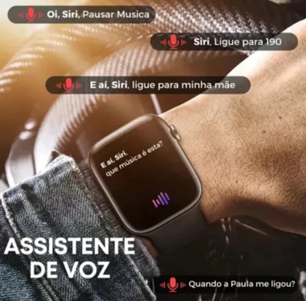 Smartwatch W10 Mini Watch 10 Tela Super AMOLED Microwear 41mm CHAT GPT Série 10 Lançamento 2026