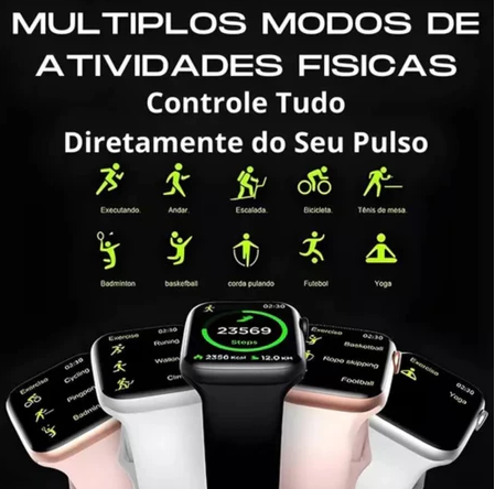 Smartwatch W10 Mini Watch 10 Tela Super AMOLED Microwear 41mm CHAT GPT Série 10 Lançamento 2026