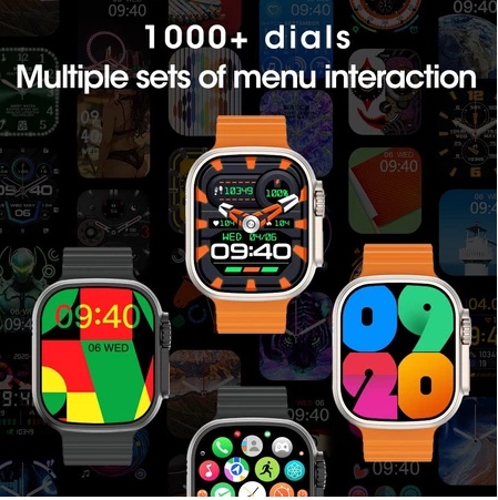 Microwear Smartwatch Relógio Inteligente Ultra 9 PLUS Para U9 Homens Esportes Mulheres Bluetooth Call series 9 Fitness IP68 49mm NFC GPS