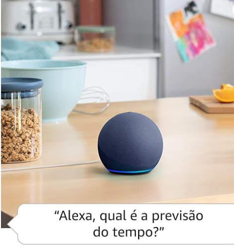 Echo Dot (Geração mais recente) | O Echo Dot com o melhor som já lançado | Alto-falante Inteligente - NOVOS Recursos - Novo em folha