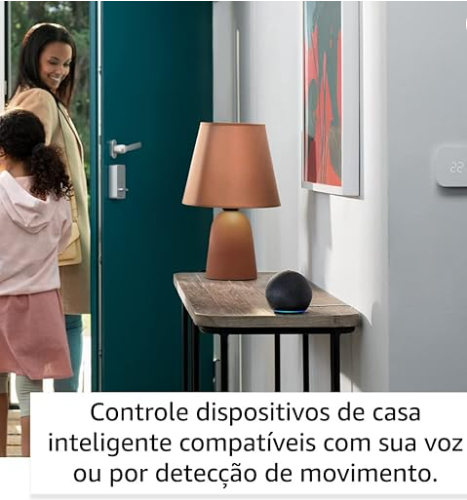 Echo Dot (Geração mais recente) | O Echo Dot com o melhor som já lançado | Alto-falante Inteligente - NOVOS Recursos - Novo em folha