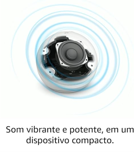 Echo Dot (Geração mais recente) | O Echo Dot com o melhor som já lançado | Alto-falante Inteligente - NOVOS Recursos - Novo em folha