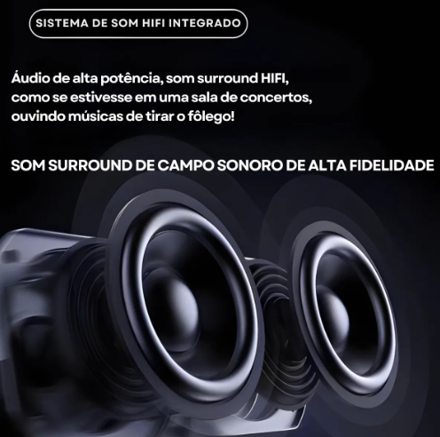 Projetor T15 Pro Portátil 4k Bluetooth Wifi Hdmi Android - Full Hd 10000lm Cores Fortes Hd - PRETO