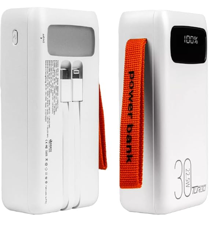 Carregador Portátil Power Bank 30.000mAh Peining Super Turbo 22.5W PD