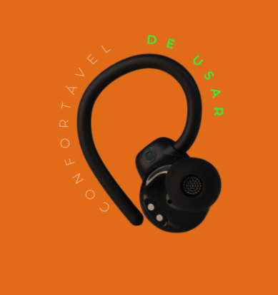Fone Sem Fio Esportivo Bluetooth 5.3 P9003 C/ Gancho TWS PEI-P9003