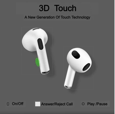Fones de ouvido Bluetooth 5.3 , sem fio, graves profundos, estéreo, 24h, ciclo, de reprodução intra-auricular, sem fio, à prova de suor, fones de ouvido esportivos com microfone embutido