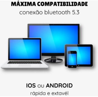 Fone Bluetooth Compatível A 4 7a Geração Full 2026 Apolo Premium Compatível Apple Watch iPhone Ios iPad Android