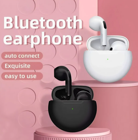 Novo Pro6 BLUETOOTH Sem Fio 5.0 FONE De Ouvido Grande Capacidade Controle De Toque Do Microfone ENVIO IMEDIATO