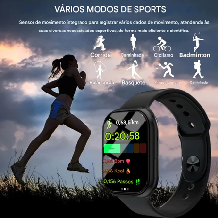 Smart Watch W11 Pro Serie 11 Relogio Original Microwear 47mm Gps Nfc Monitoramento Atividade Fisicas1 Whatsapp 1gb Gps Nf