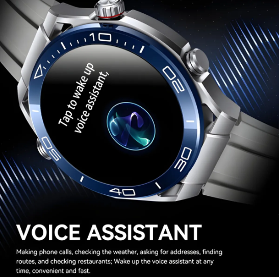 Smart Watch Hw5 Max Inteligente Troca Pulseira C/3 Pulseiras Bluetooth Gps Relógio Luxo Redondo Masculino Nf