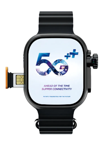 Smartwatch Ultra 3 AI Resistente à água com Chip 5G+ 49mm 16GB e 2 de RAM GPS Esportes Câmera 4 Pulseiras, Película