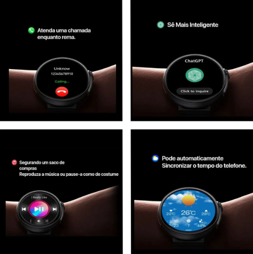 Relógio Smartwatch Ultra Se Mini Redondo 41mm Amoled 2026 masculino femenino série 10 original microwear 1Gb