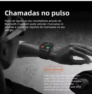 Relógio Smartwatch Hw Ultra Mini Howear Amoled