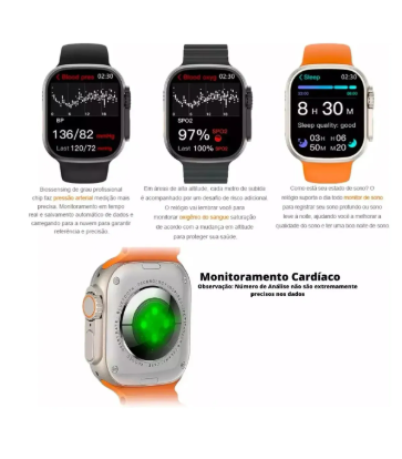 Relógio Smartwatch Hw Ultra Mini Howear Amoled