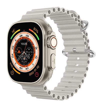 Smartwatch Hw Ultra2 Call Completo Câmera Wi-Fi Ia Chat-gpt Amoled 49mm Nfc 7 Pulseira Prateado Ou Preto Vários Desenhos Várias Cores
