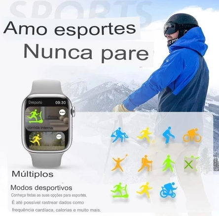 RELÓGIO SMARTWATCH HW9 Pro Max Relogio Inteligente - Tela Amoled 2.2 inch com 3 Pulseiras