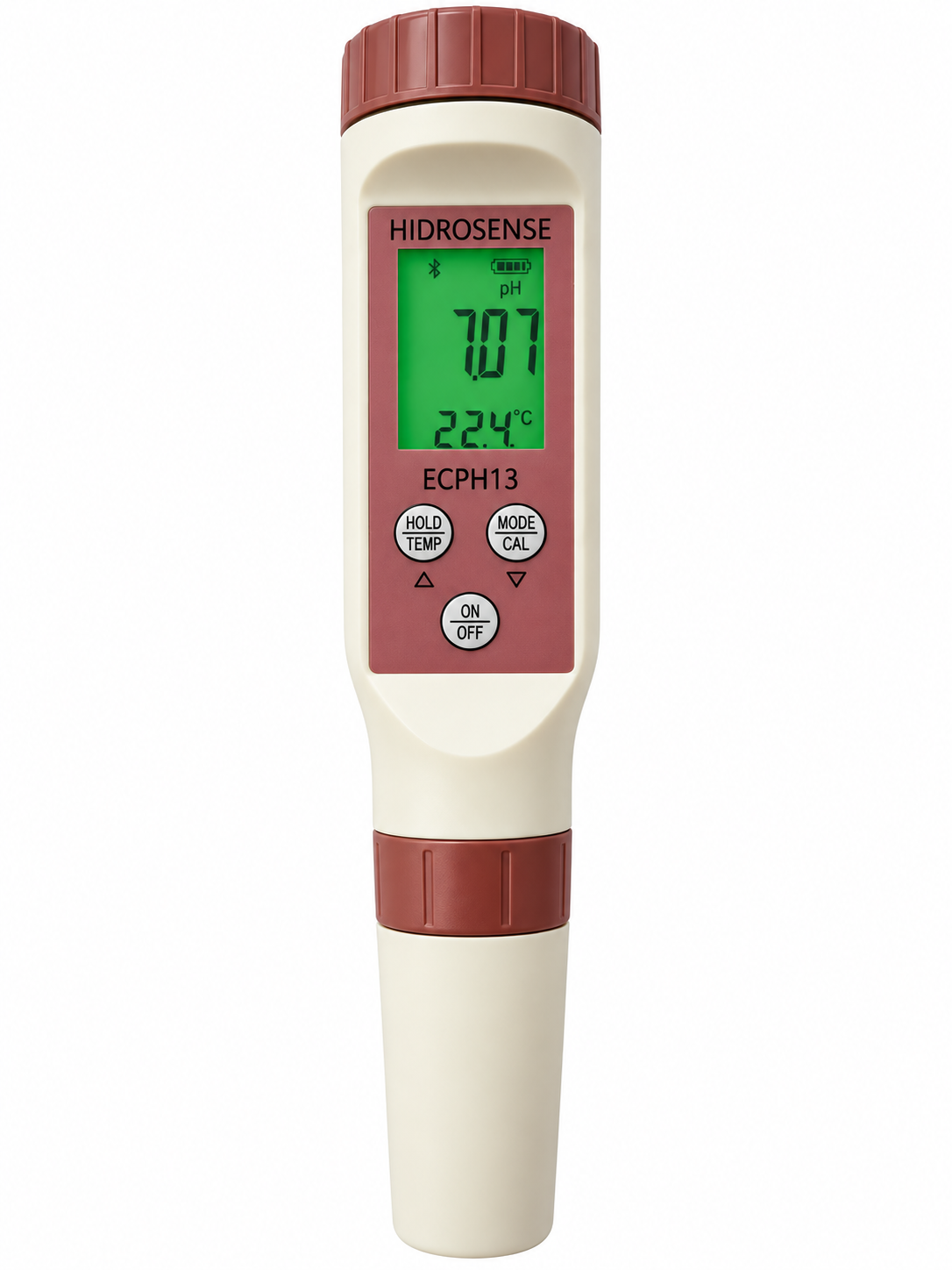 Medidor Multiparâmetro EC e pH 4 em 1 Bluetooth