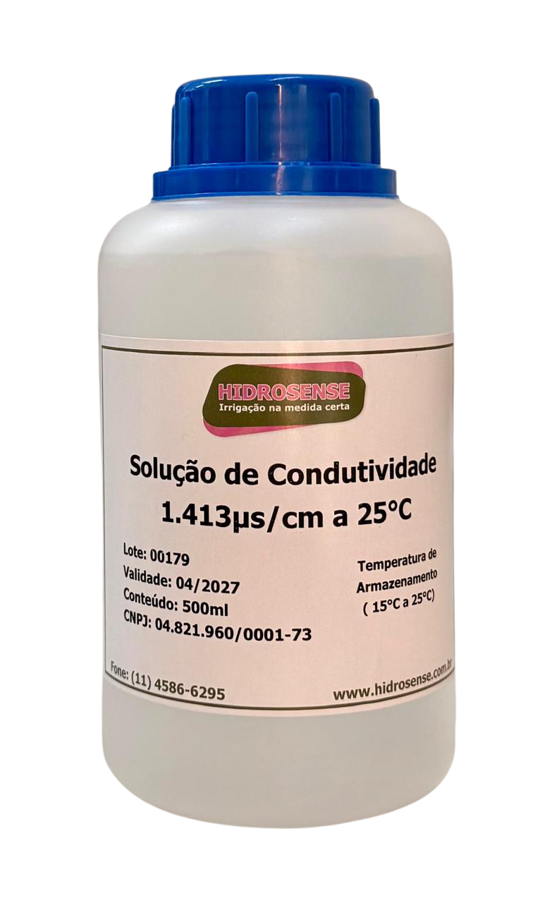Solução de Calibração de Condutividade 1.413µs 500ml