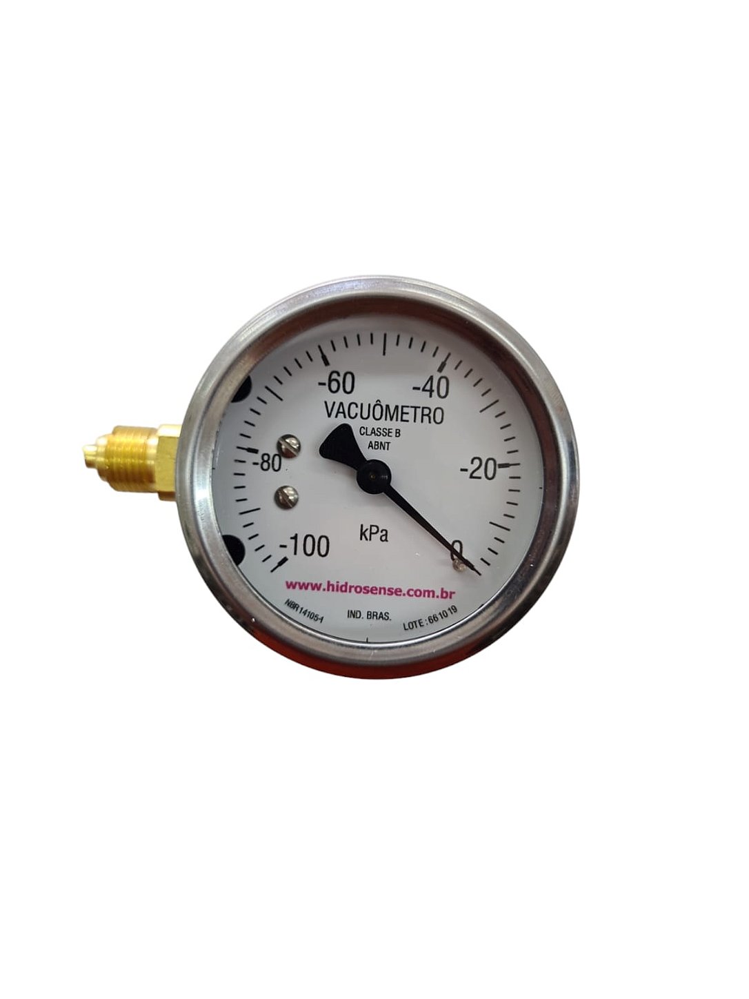 Vacuômetro Analógico ( 0 a 100 KPA)