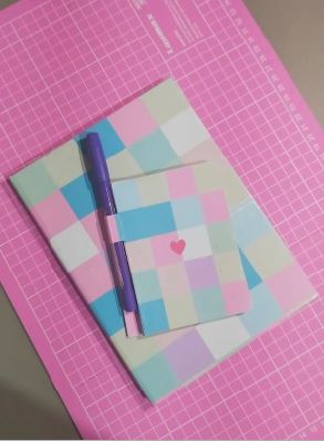 Kit caderno A5 + bloco de notas