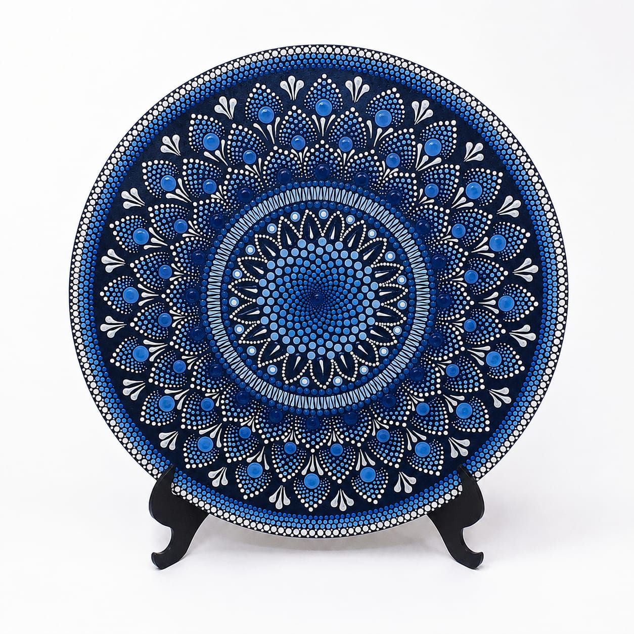 Mandala 35 cm em Pontlhismo.