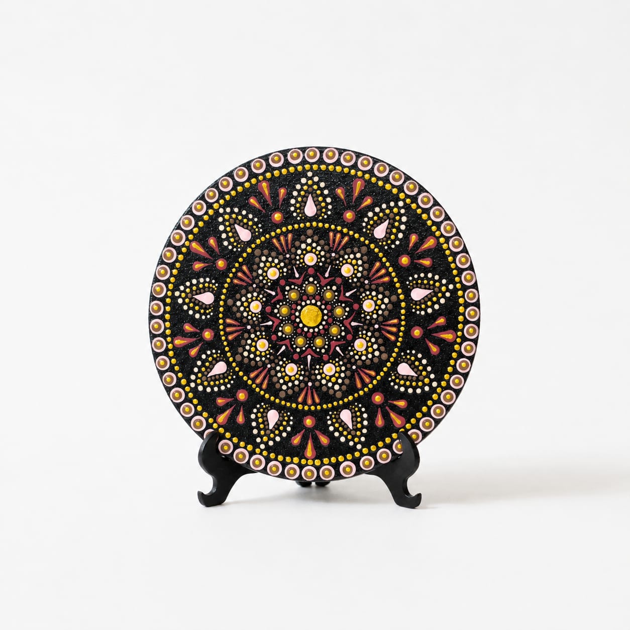 Mandala pontilhismo 15 cm