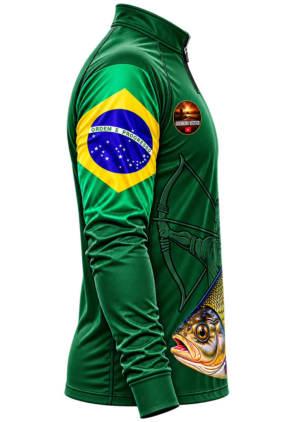 Camisa UV 50+ Guerreiro Rústico para Pesca