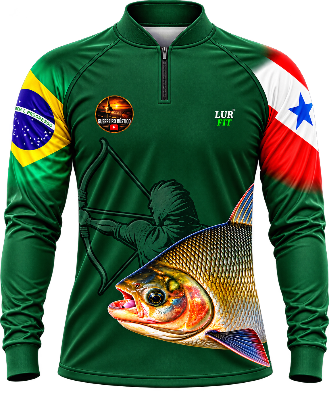 Camisa UV 50+ Guerreiro Rústico para Pesca