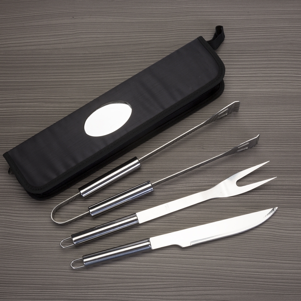 Kit Churrasco 3 peças no estojo personalizado