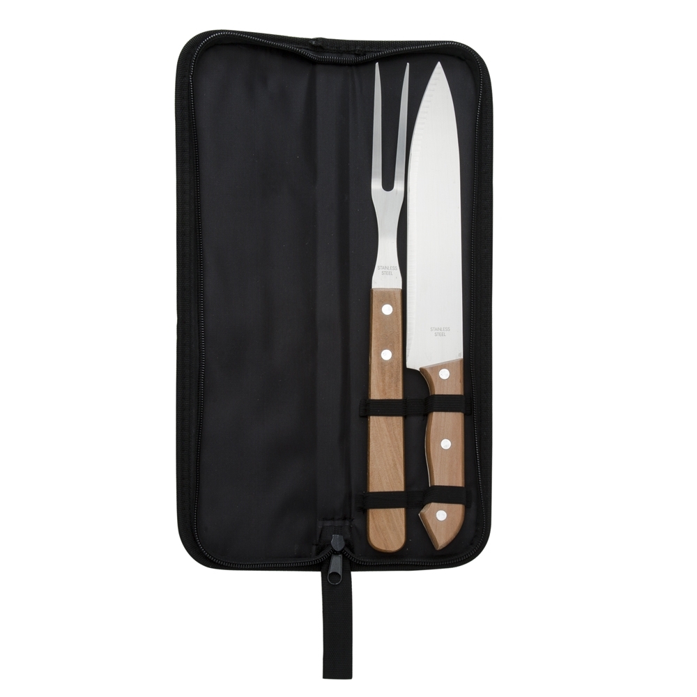 Kit Churrasco 2 peças no estojo personalizado