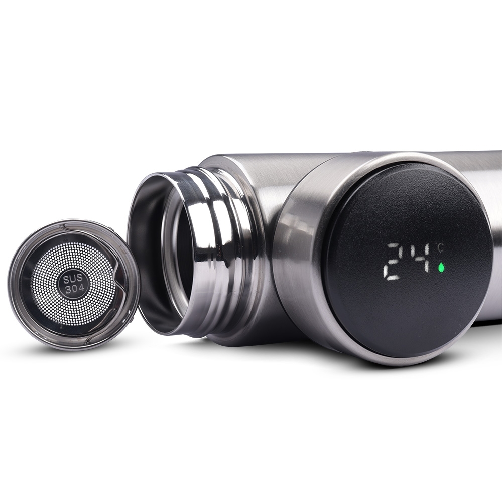 Garrafa Inox 450 ml com Display LED personalizada
