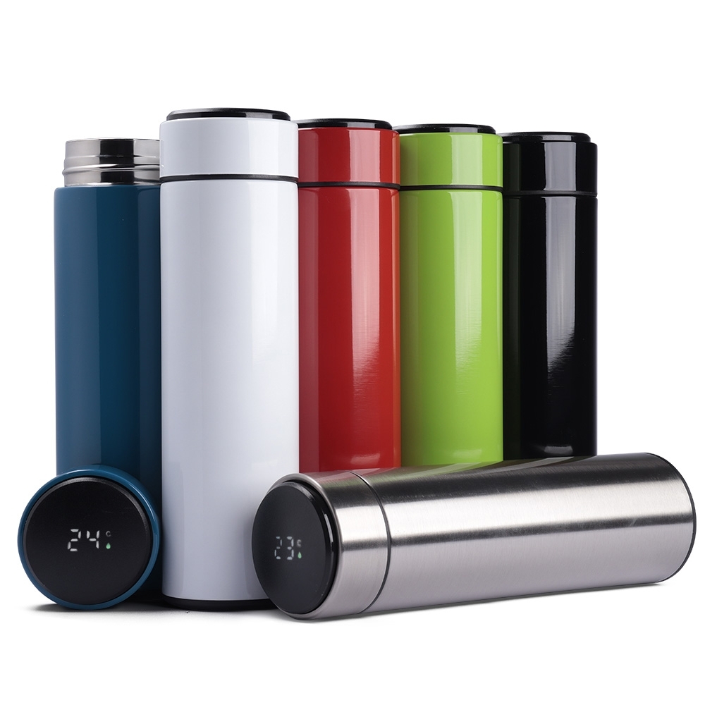 Garrafa Inox 450 ml com Display LED personalizada