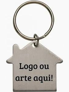 Kit Chaveiro Plaquinha Casa personalizados (100peças).