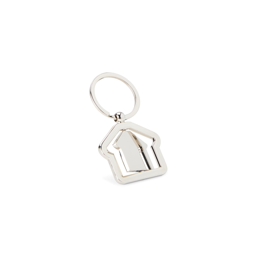 Kit Chaveiros Metal Giratório Casa personalizados (50)