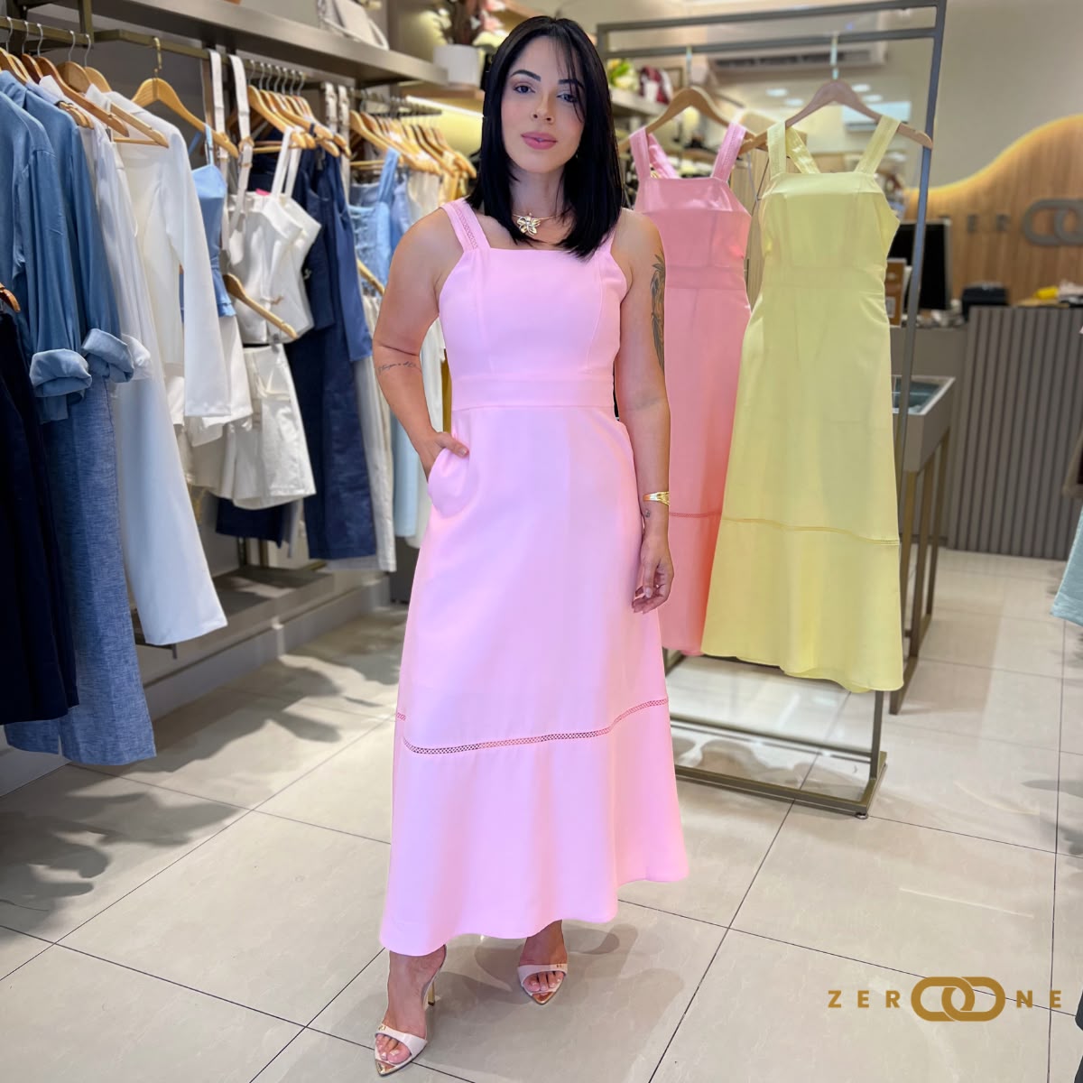 Vestido Pesponto - VEST0646