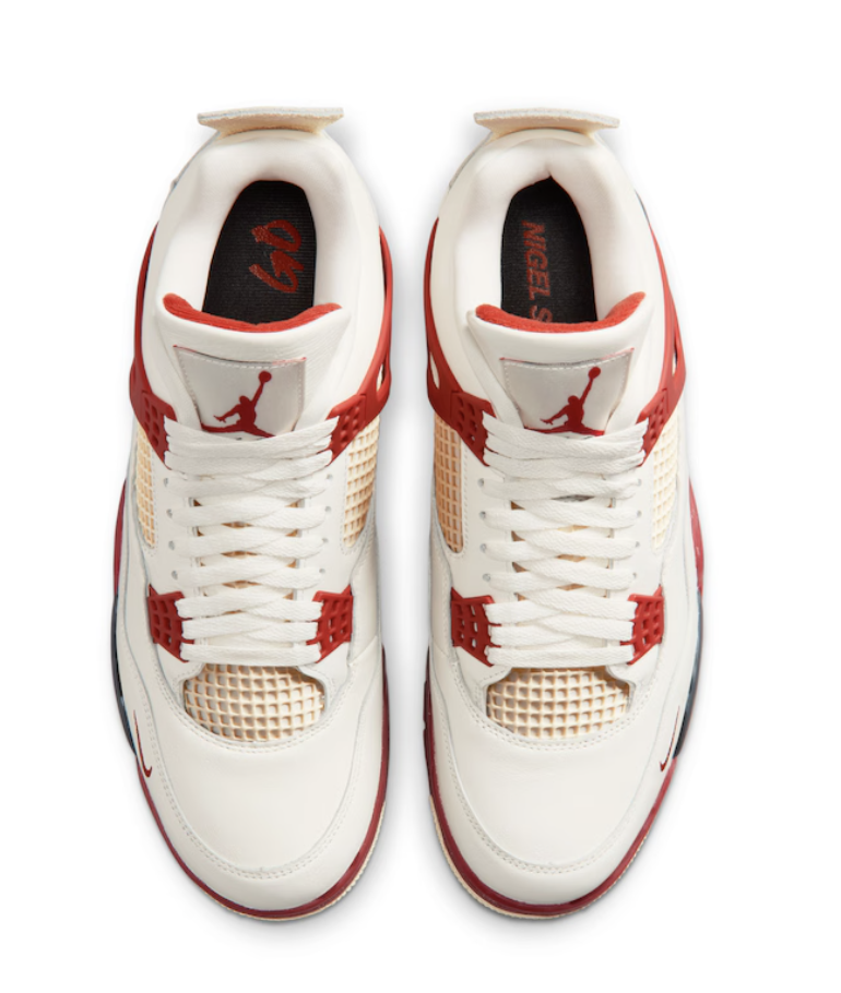 Nike Air Jordan 4 BIKE AIR x Nigel Sylvester Fire Red