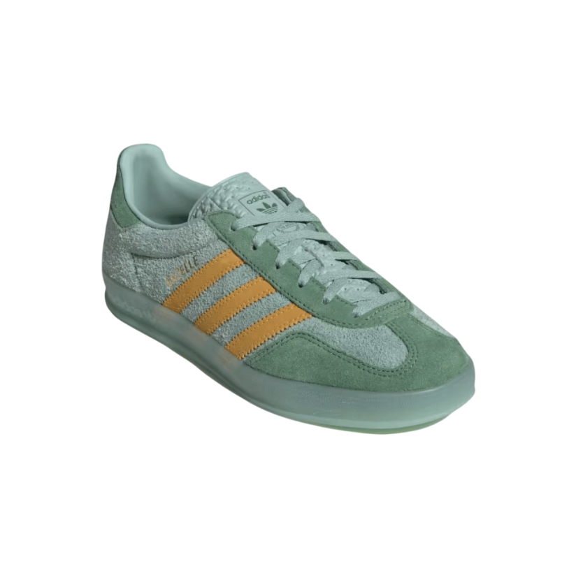 Adidas Gazelle Green Hazy Crew Yellow