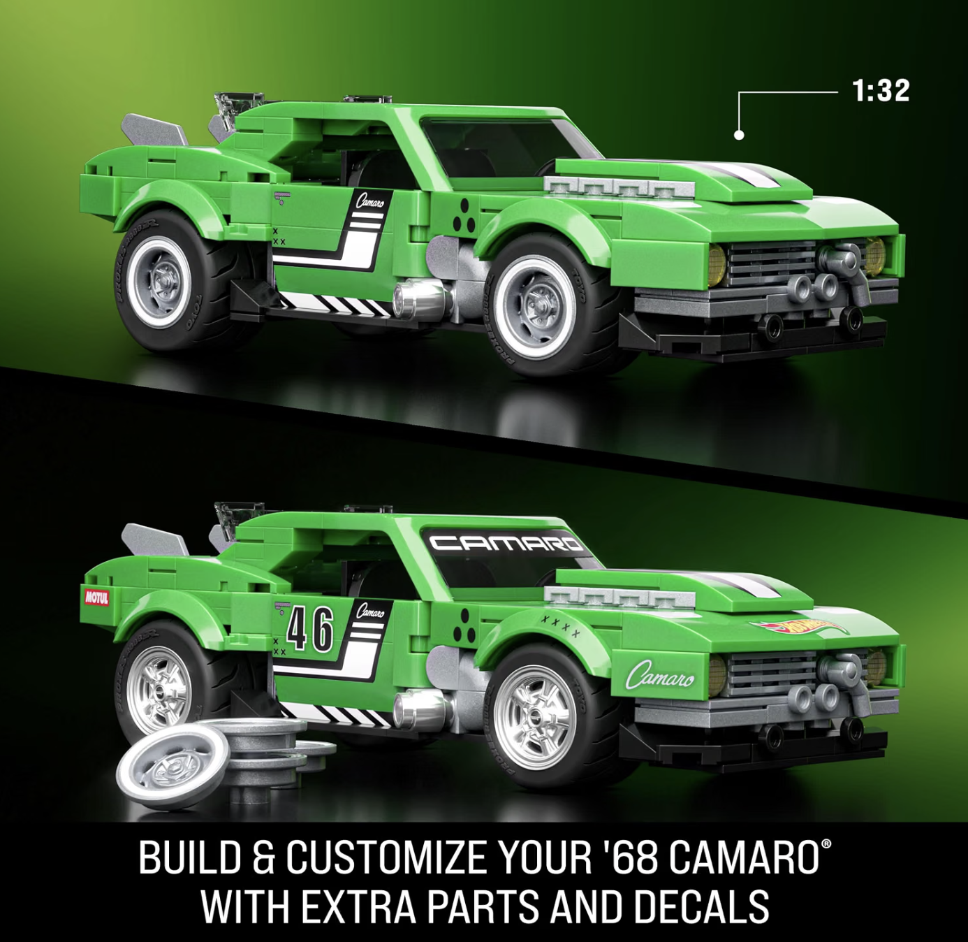 Hot Wheels Brick Shop - Custom '68 Camaro