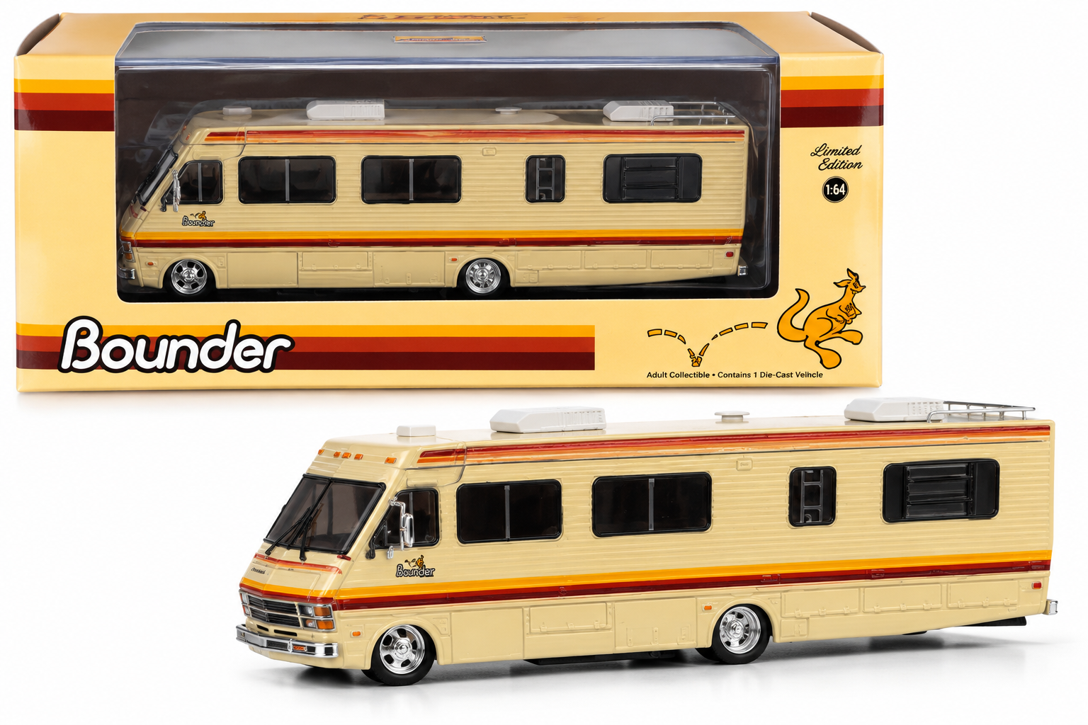 Greenlight 30th Bounder - Limited Edition 1986 Fleetwood Motorhome 1:64