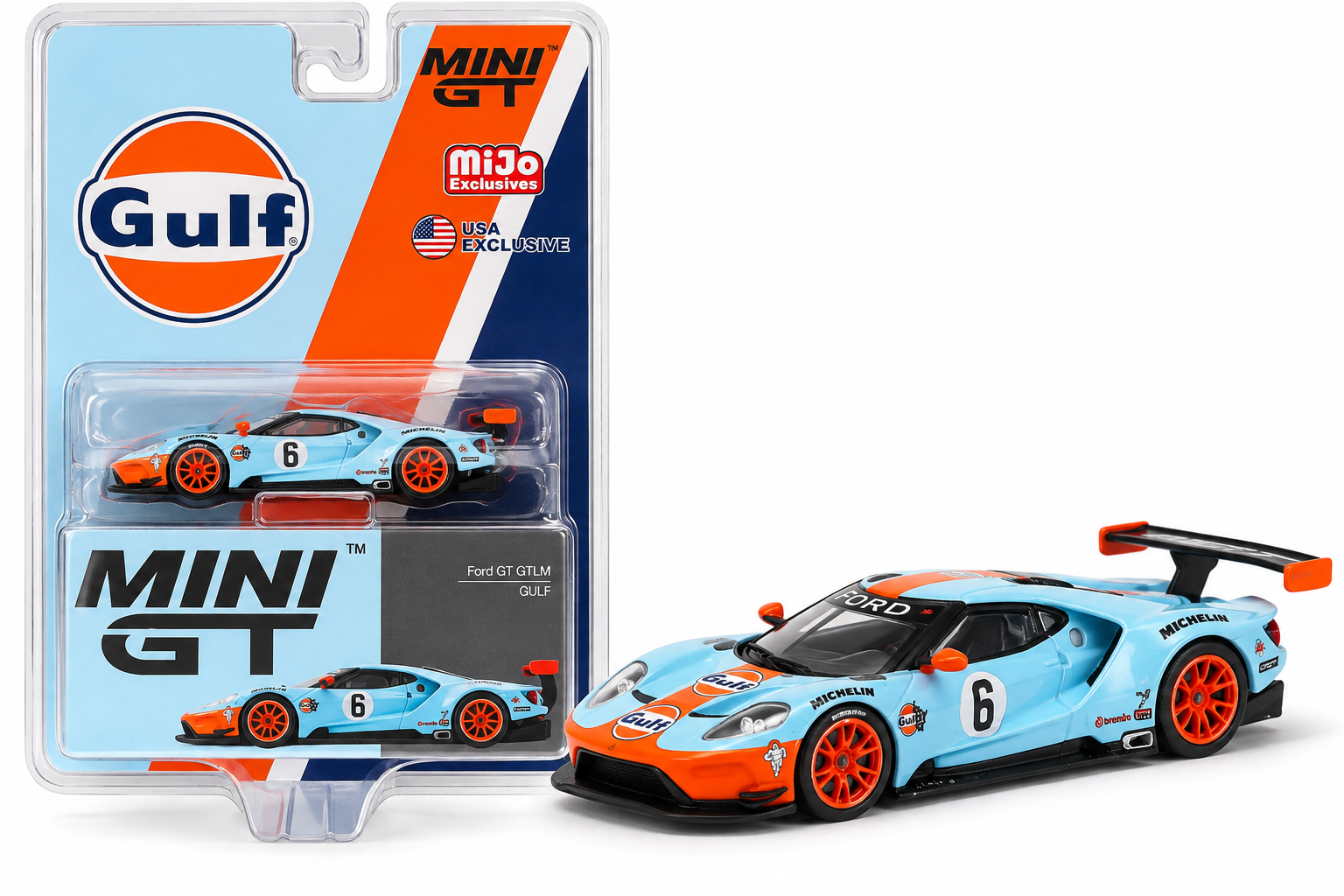 Mini Gt Mijo Exclusives - Ford GT40 GTLM Gulf #269