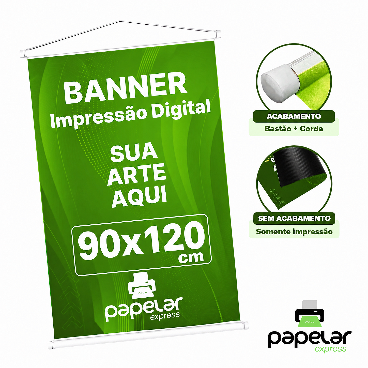 Banner Personalizado em Lona 280g com Ilhós