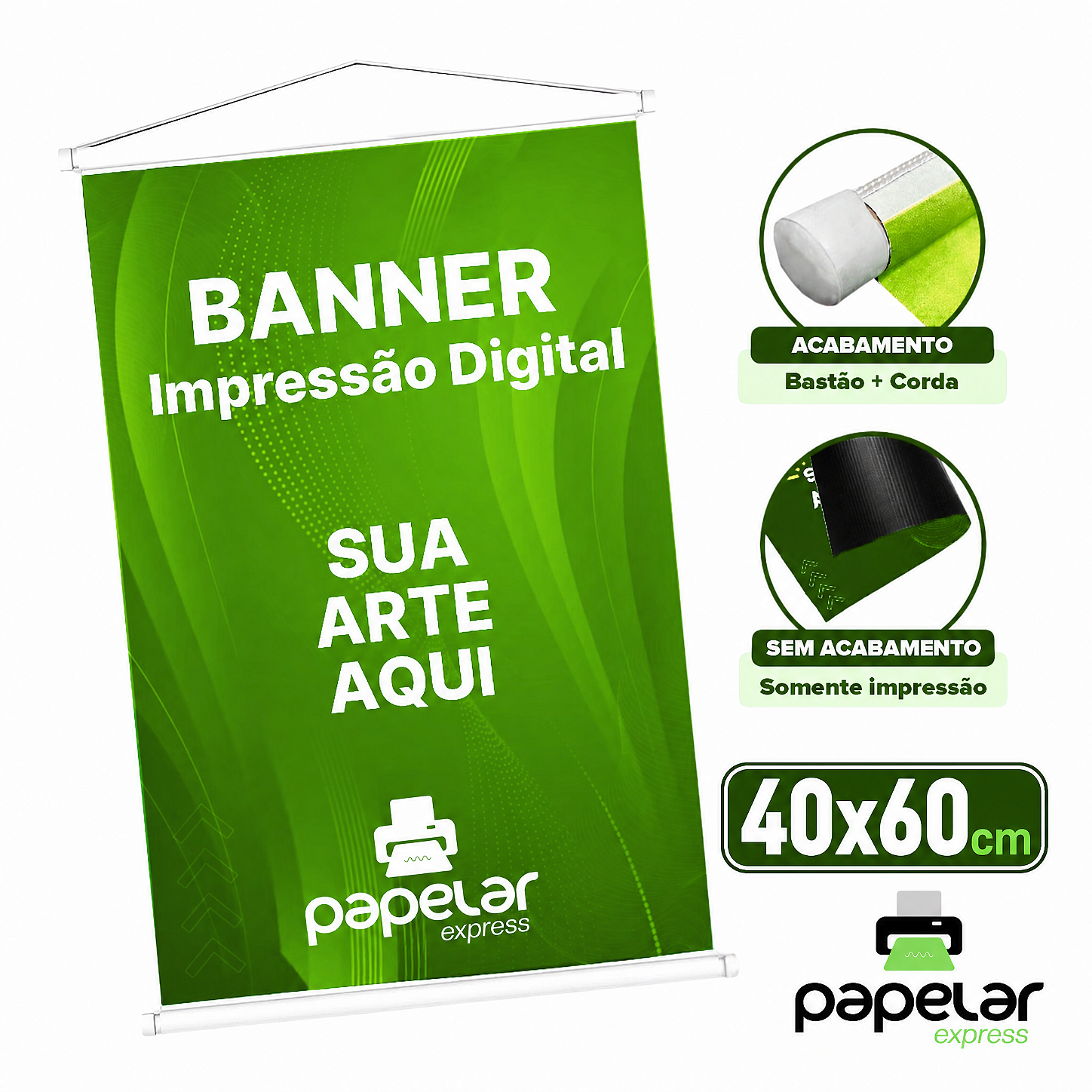 Banner Personalizado em Lona 280g com Ilhós