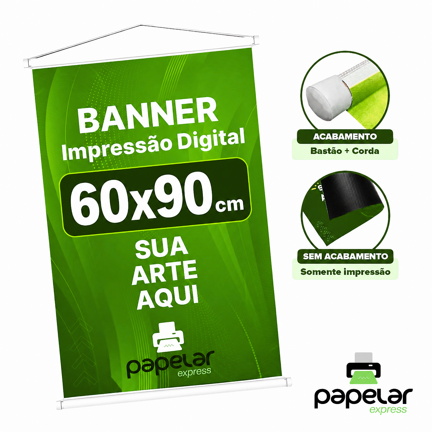 Banner Personalizado em Lona 280g com Ilhós