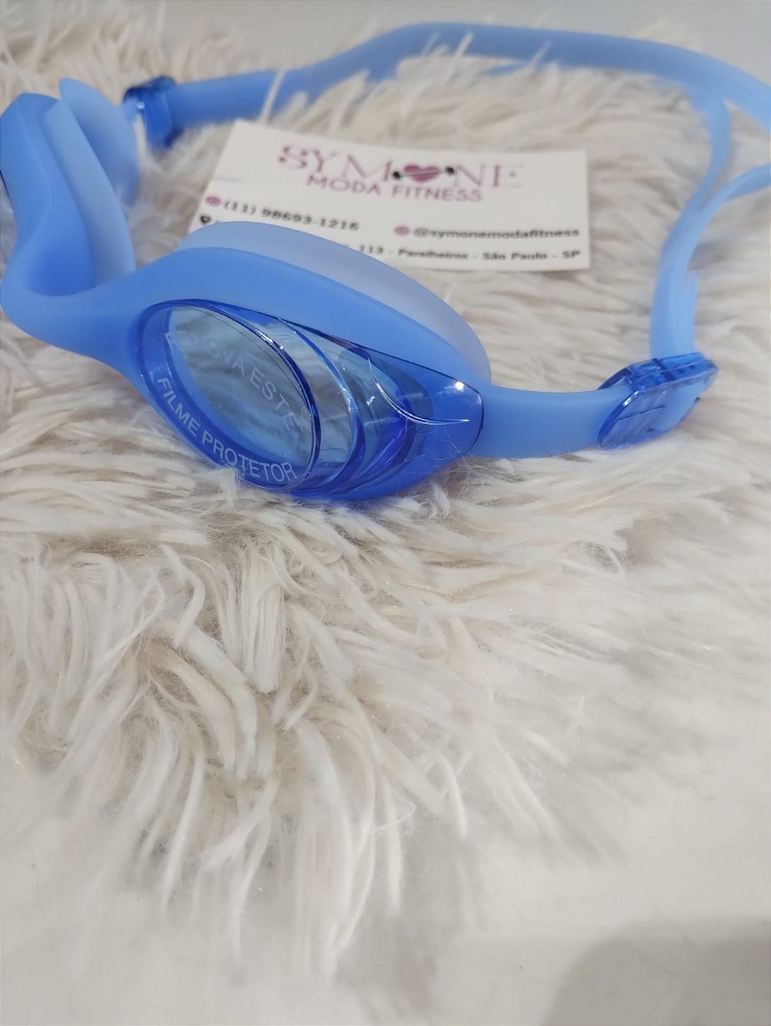 Óculos de Natação Silicone Ajustável