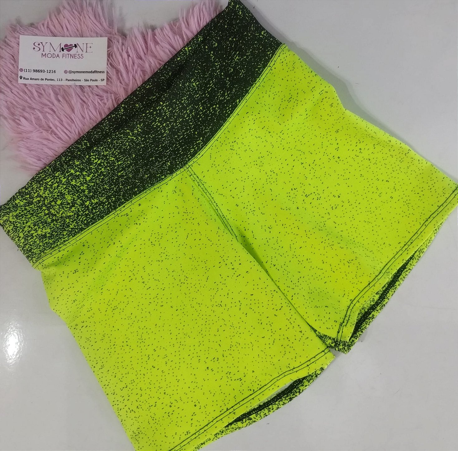 Short Suplex Estampado Feminino Fitness