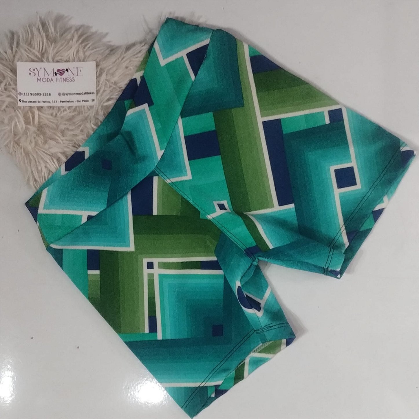 Short Poliamida Feminino Estampado